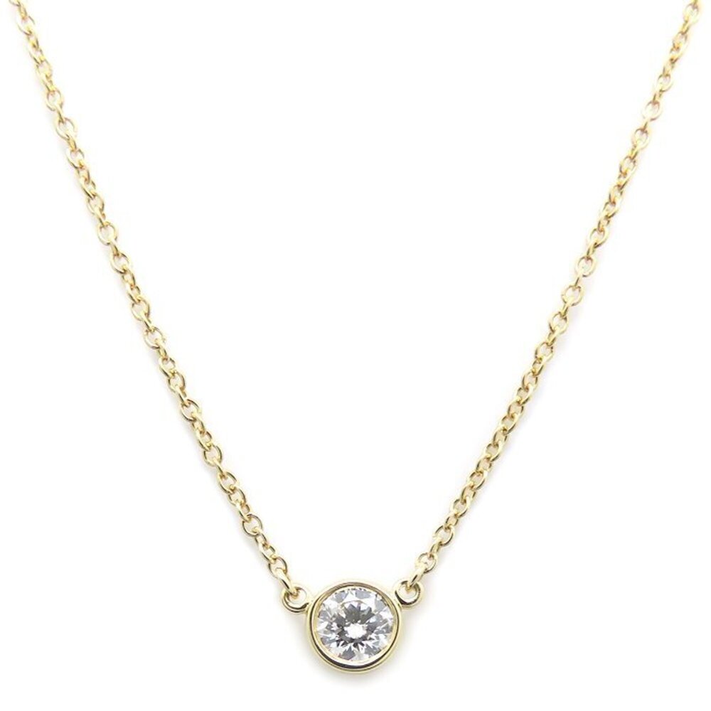 TIFFANY&Co. Tiffany By the Yard Necklace 18K Yellow Gold Women's 296024